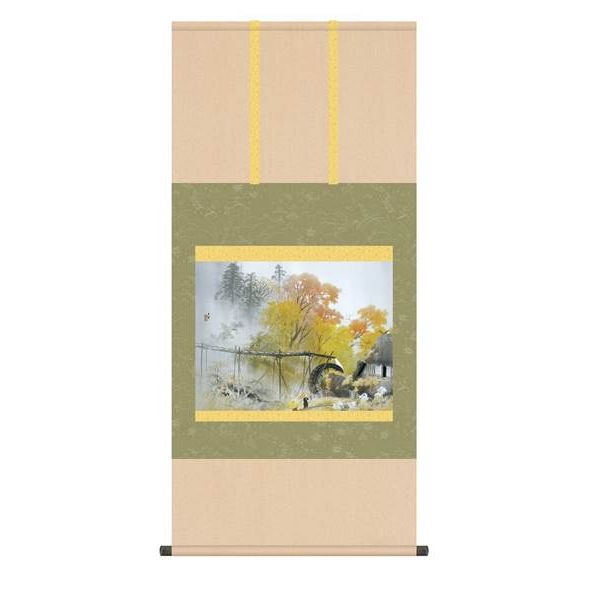 彩雨　川合玉堂掛軸　Y102 彩雨 川合玉堂掛軸 Y102 彩雨 川合玉堂掛軸 Y102 彩雨（さいう） -