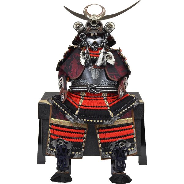 黒小札赤黒上杉 櫃付 145663