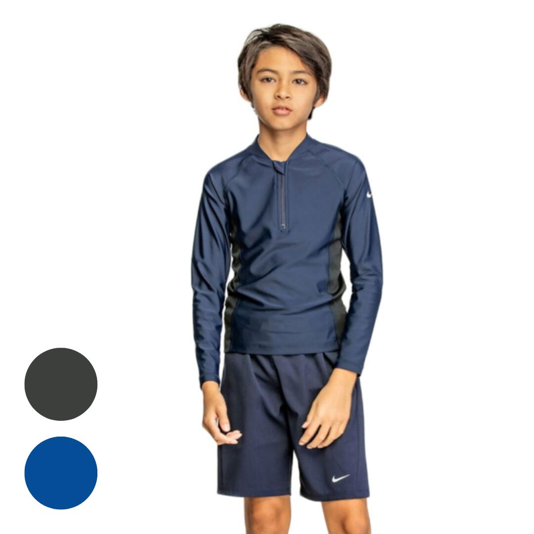 NIKE 水着セット ナイキ（NIKE）水着 ジュニア 長袖ショーツセット 1991112-009