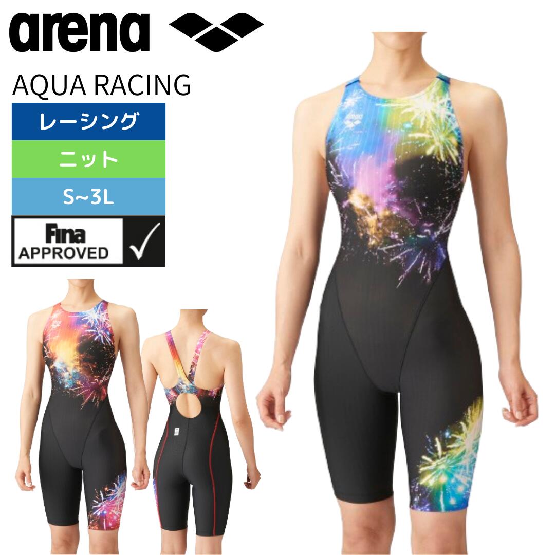楽天市場】競泳水着 レディース アリーナ アクアレーシング aqua