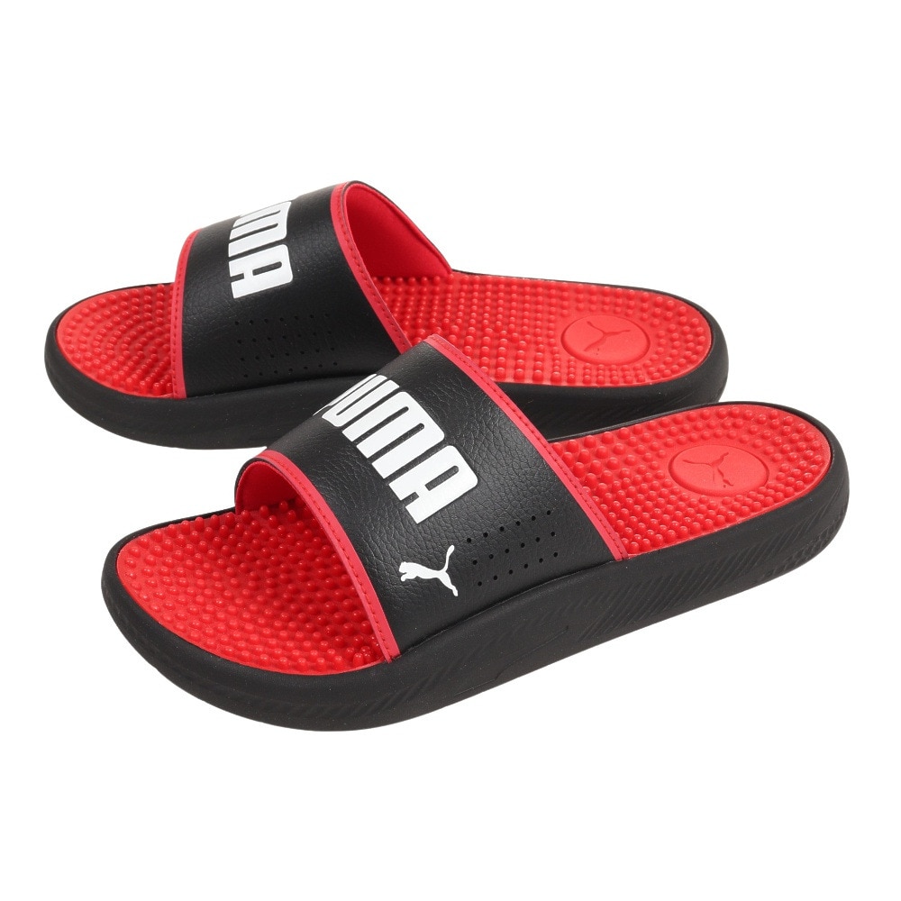 プーマ PUMA スポーツサンダル ソフトライド マッサージ スライド ブラック 38306203
