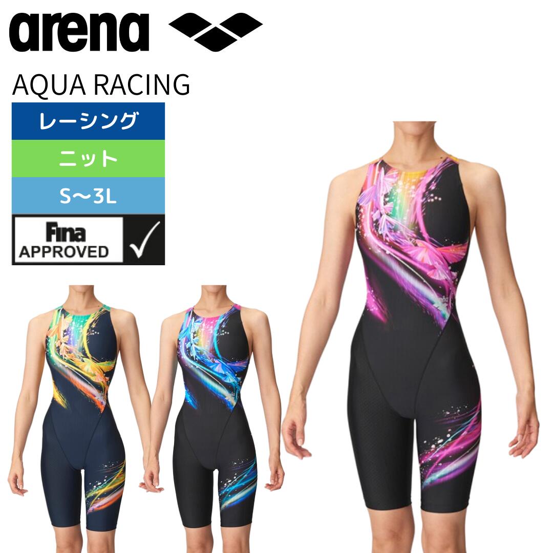 楽天市場】競泳水着 レディース アリーナ アクアレーシング aqua