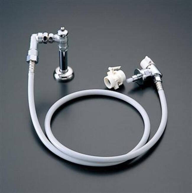 TOTO 緊急止水弁付洗濯機用水栓 TW15R 床給水タイプ｜水彩マート店