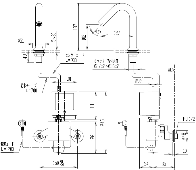 驚きの価格が実現！ LIXIL リクシル INAX サーモスタット付自動水栓