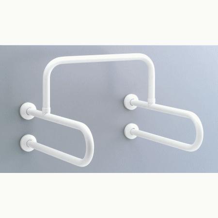 KF-701AEJ/WA　リクシル　ステンレス製小便器用手すり　樹脂被覆付きで滑りにくくしっかり握れます。