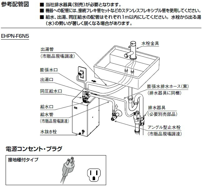 Lixil リクシル 電気温水器 Ehpn F6n5 ゆプラス タンク容量6リットル
