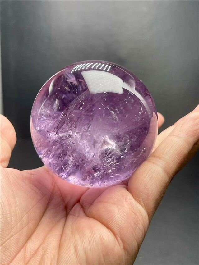 楽天市場】夢幻紫水晶アメジスト丸玉【送料無料】89MM 1029G 天然石