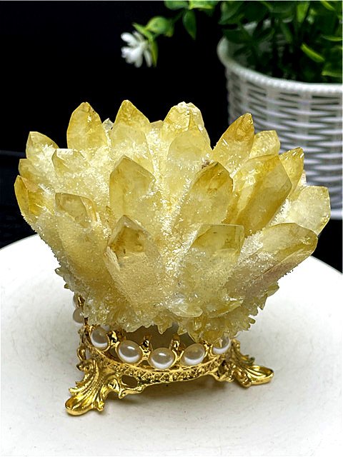 楽天市場】【一点物】【希少】天然シトリン クラスター 原石 天然石