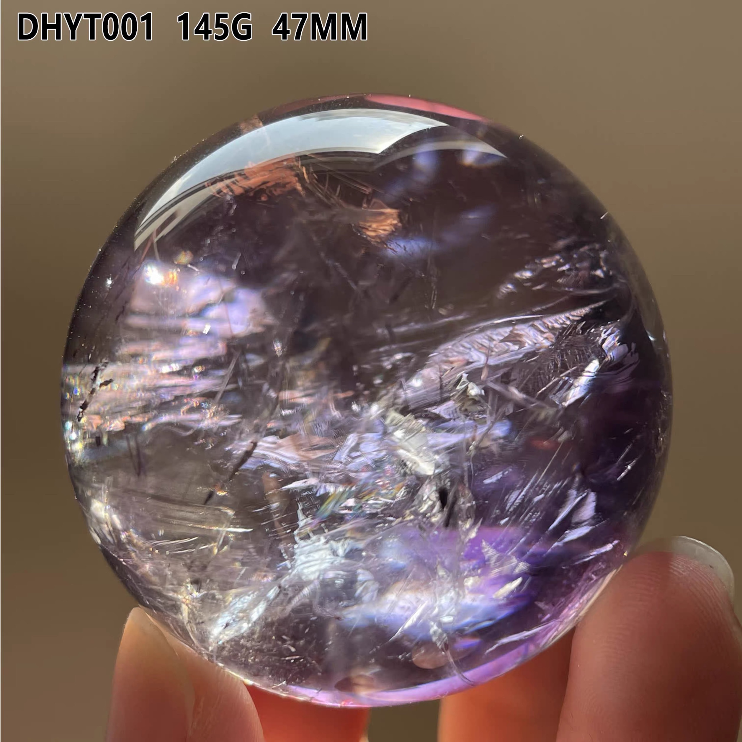 楽天市場】夢幻紫水晶アメジスト丸玉【送料無料】89MM 1029G 天然石