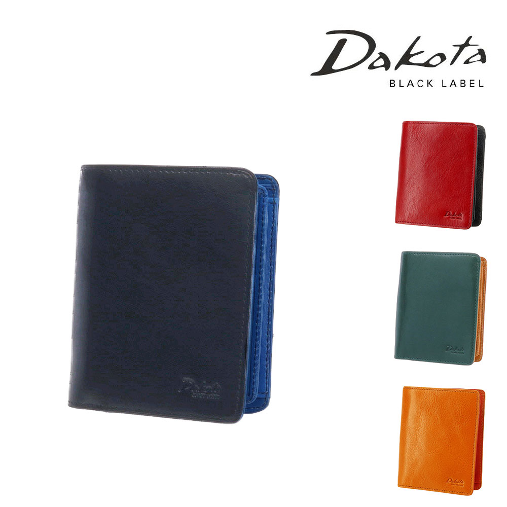 ＼マラソン期間中最大P22倍／ ダコタブラックレーベル Dakota BLACK LABEL キャーロ 二つ折り財布 折財布 サブウォレット 620822(620812) メンズ レディース レッド グリーン ブラック マスタード イエロー P10倍 送料無料 ギフト プレゼント ラッピング無料 14,399円