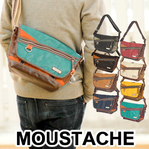 ＼マラソン期間中最大P22倍／ ムスタッシュ MOUSTACHE ショルダーバッグ VHW5531 メンズ 斜めがけバッグ P10倍 ショルダー おしゃれ シンプル 斜めがけ A5 カバン 送料無料 プレゼント ギフト ラッピング無料 通販