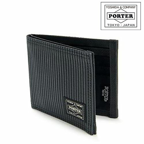 【美品】PORTER P.G.B 80周年記念 二つ折り財布 シボ革 ブラック 美品】PORTER P.G.B 80周年記念 二つ折り財布 シボ革 ブラック