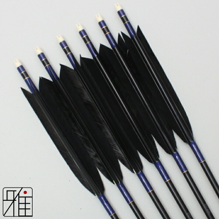 弓道ジュラ矢74本セット 楽天市場】弓道 矢 ジュラルミン矢 6本組ターキー単色染羽 1913