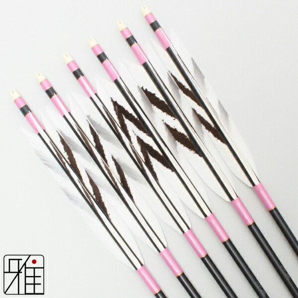 弓道矢 12本セット d-1764.jpg