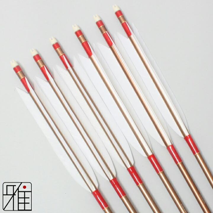 韓国限定　弓カーボン　赤　5個セット 楽天市場】弓道 矢 SY カーボン矢 6本組ターキー白羽 SYA8027シャフト