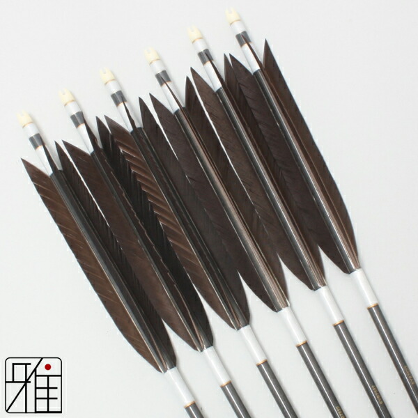 弓道矢 12本セット 弓道 矢 矢筒 12本セットの通販 by My shop｜ラクマ