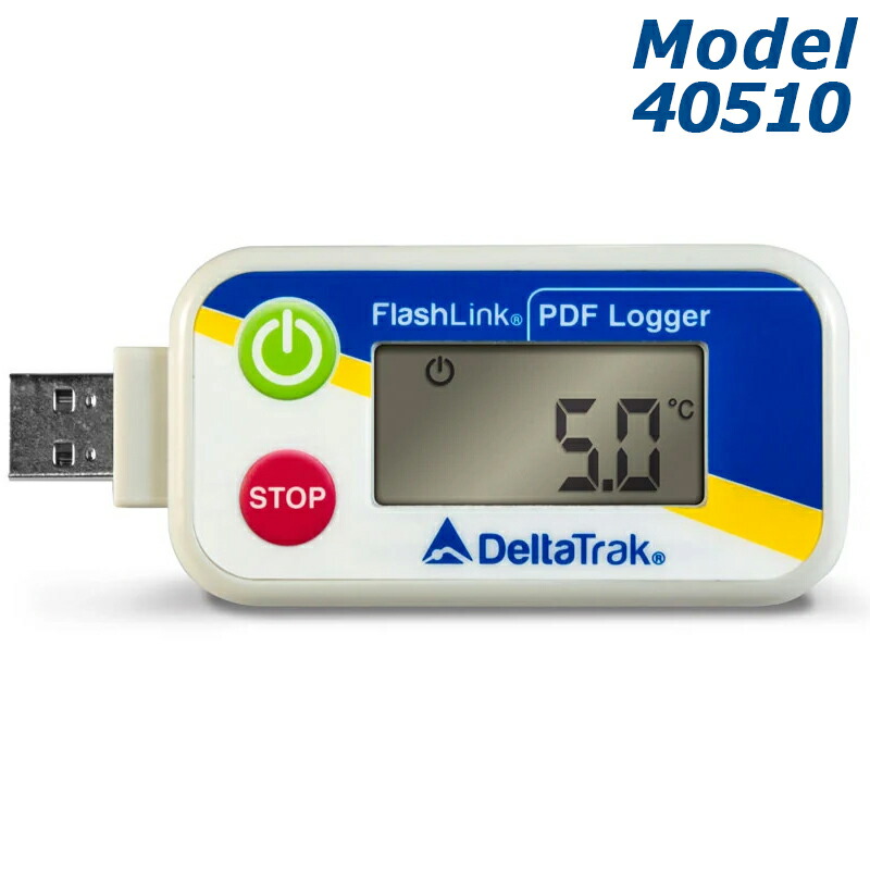 【ポイント20倍】デルタトラック USB PDFリユーザブルデータロガー Model 40510
