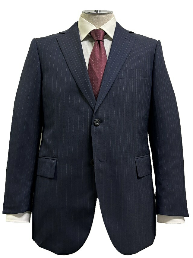 楽天市場】春夏【クラシック】ウール高混率2つボタンノータックスーツ