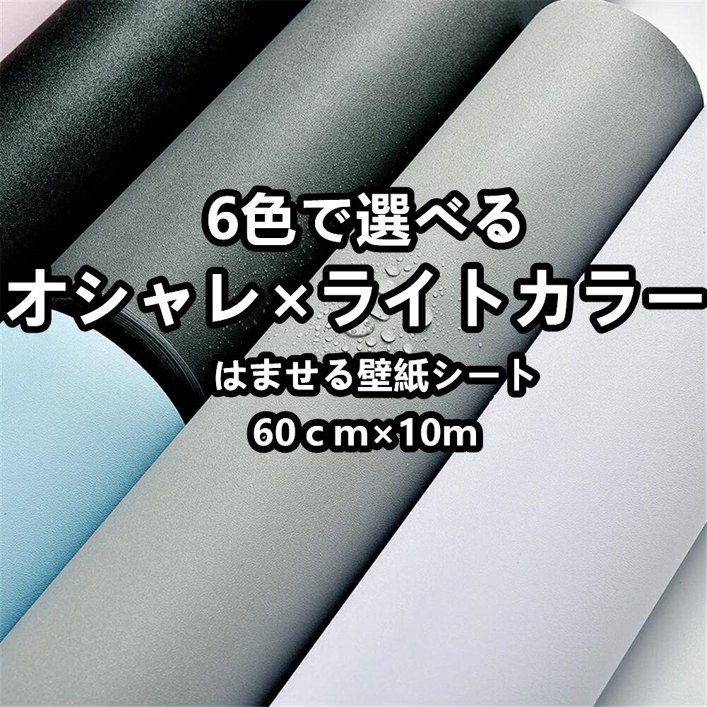 壁紙 のり付き 無地柄 カッティングシート 60cm 浴室 ウォールステッカー 賃貸ok はがせる おしゃれ壁紙