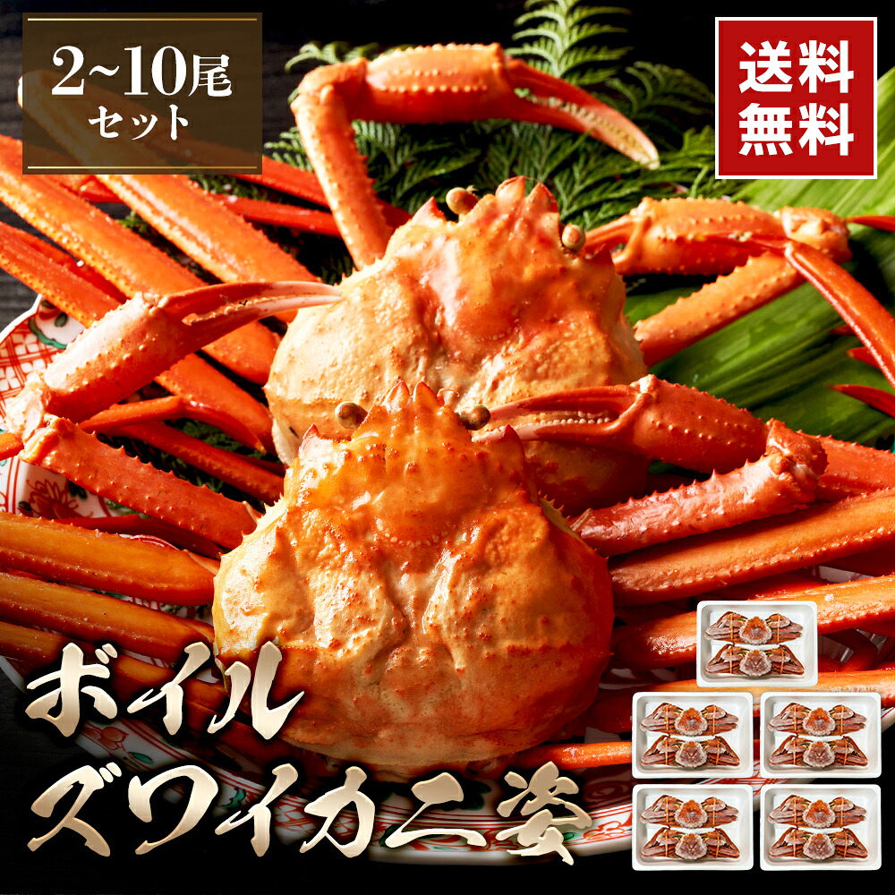 ボイルズワイ姿2尾セット（1セット） お値打ち ボイル ズワイガニ ニ かに 蟹 ズワイガニ ボイルズワイガニ ズワイ蟹 お歳暮 ギフト プレゼント｜すこやか亭店