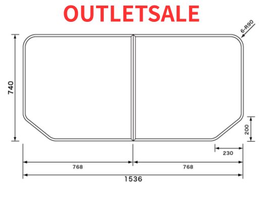 【新品未使用】風呂ふた　オフローラ　gtd74kn91 Panasonic panasonic 風呂フタ GTD74KN91 断熱組フタ:1600用