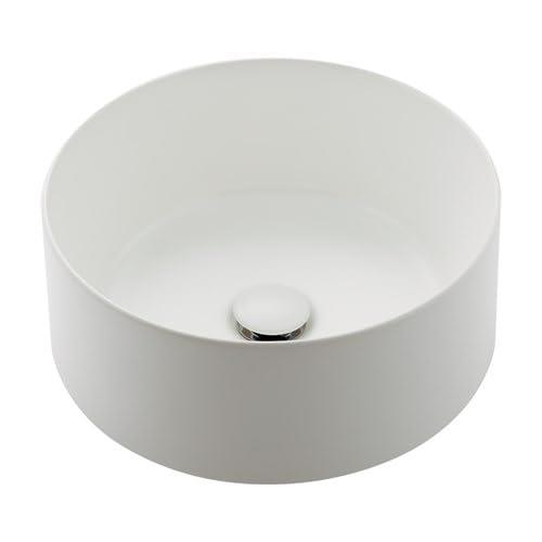 #LY-493237-W カクダイ 丸型洗面器／／マットホワイト 送料無料【法人届け限定販売 メーカー直送】【沖縄県・離島地域配送不可】 53,170円