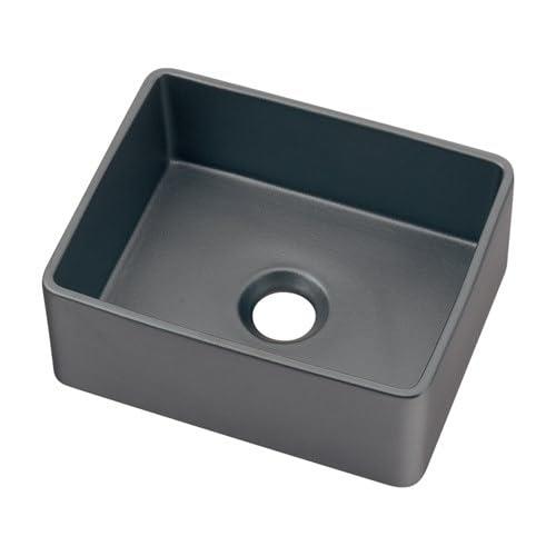 493-247 カクダイ 角型手洗器 送料無料【法人届け限定販売 メーカー直送】【沖縄県・離島地域配送不可】