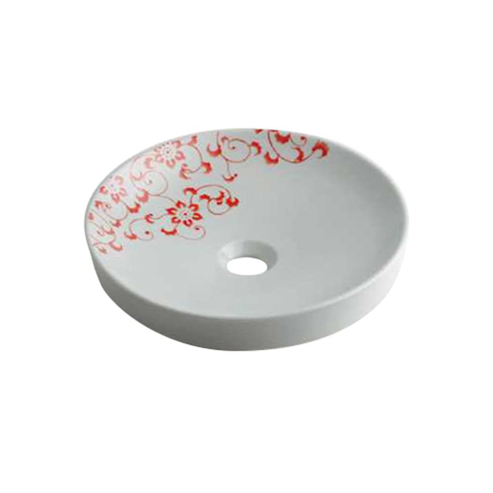 493-097-P カクダイ 丸型手洗器／／サーモンピンク 送料無料【法人届け限定販売 メーカー直送】【沖縄県・離島地域配送不可】