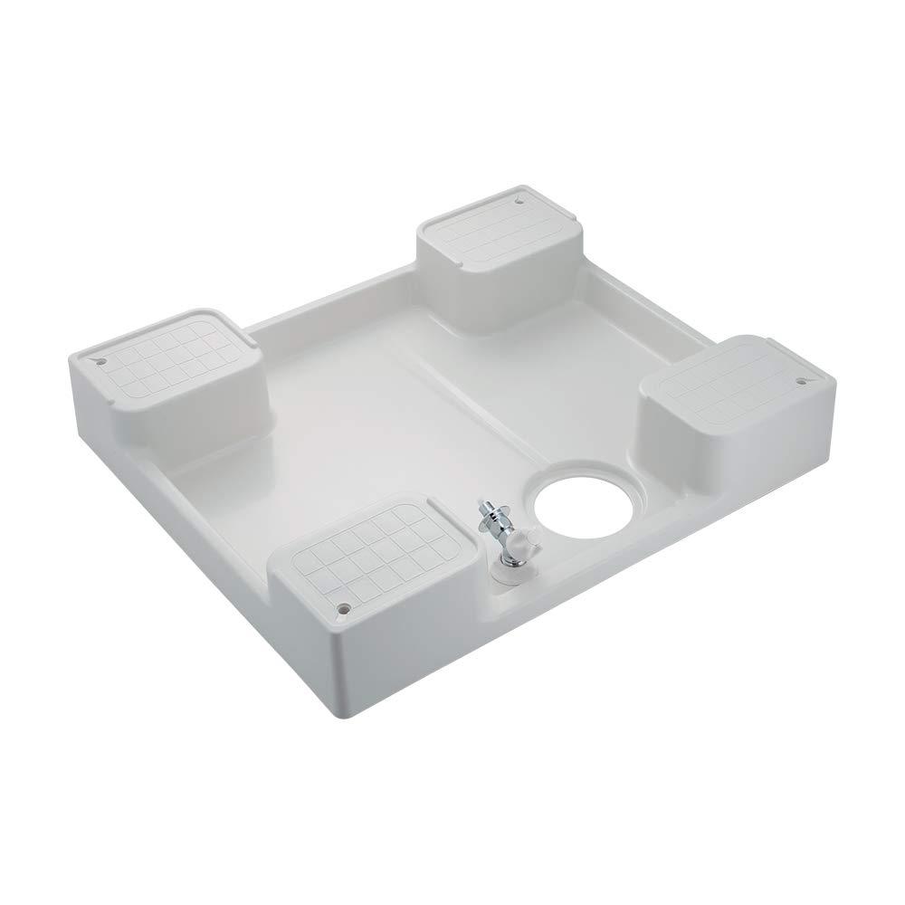 426-502K-W カクダイ 洗濯機用防水パン（水栓つき）／／ホワイト 送料無料 複数買いでお値引き｜住まコレ　店