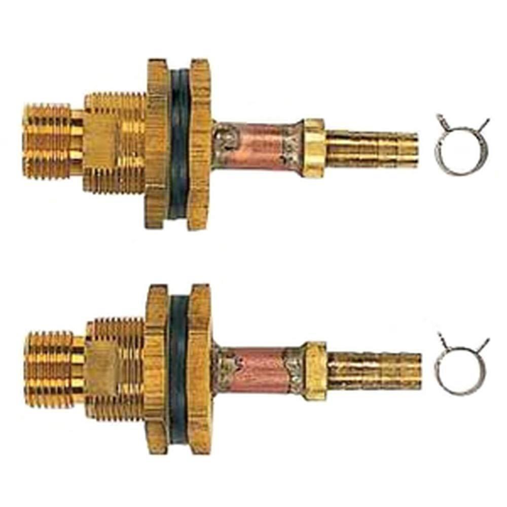 416-452 カクダイ ユニットバス貫通金具（ペア耐熱管用）　１０Ａ 送料無料 複数買いでお値引き