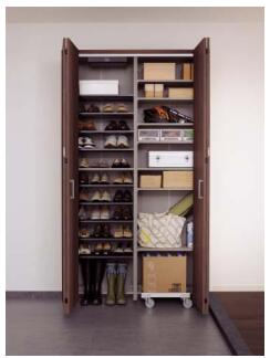 Su 12 ユーティリティー収納プラン フラットタイプ ソフトウォールナット柄 玄関収納 クロークボックス パナソニック ベリティス 首都圏限定販売 Ingenieriaygestion Com