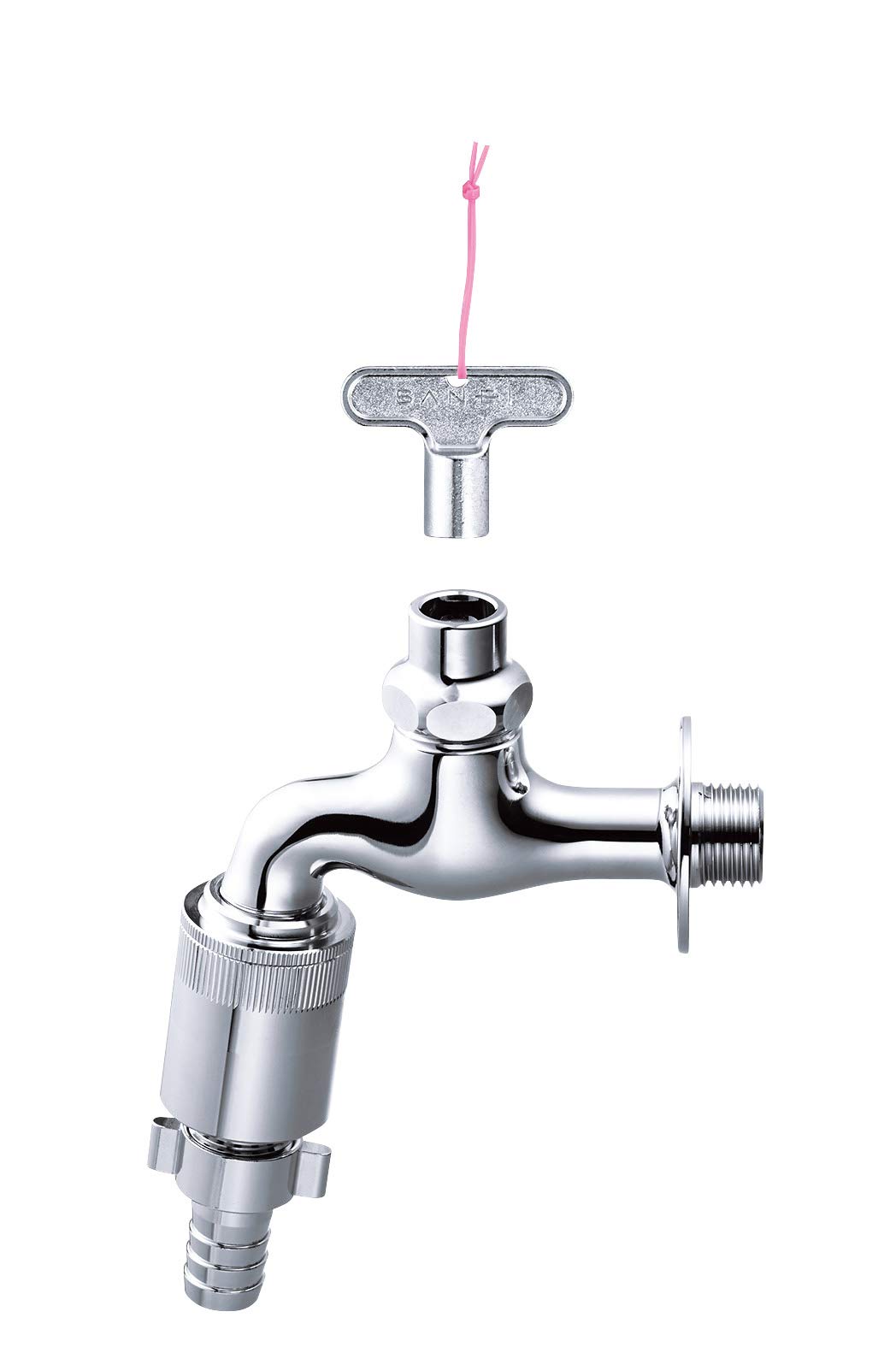 Y36VB-13 共用カップリング付横水栓（固定コマ仕様） 三栄 SANEI　送料無料 複数買いでお値引き