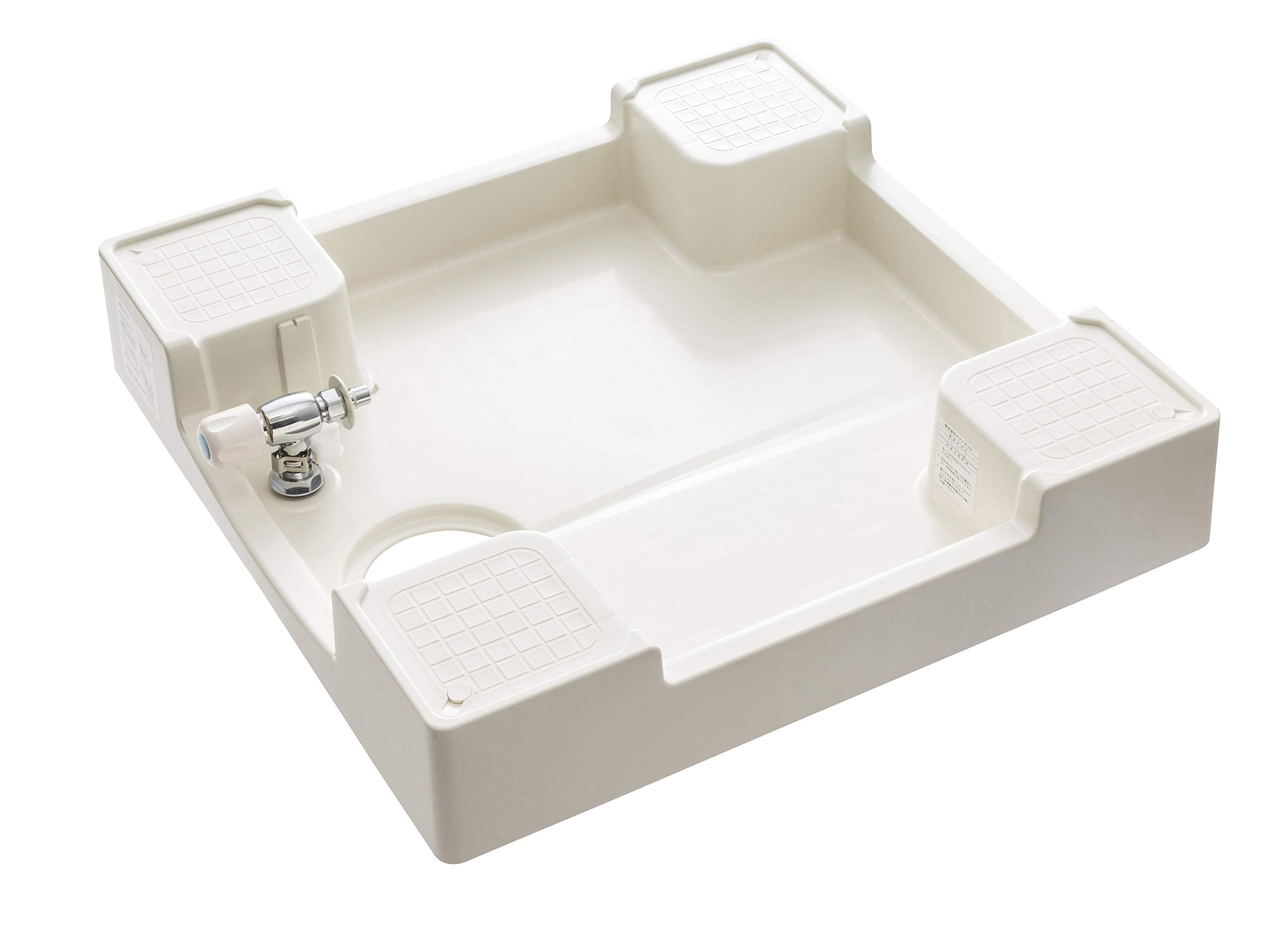 H5410KS-640 洗濯機パン（洗濯機用水栓付） 三栄 SANEI　送料無料 複数買いでお値引き