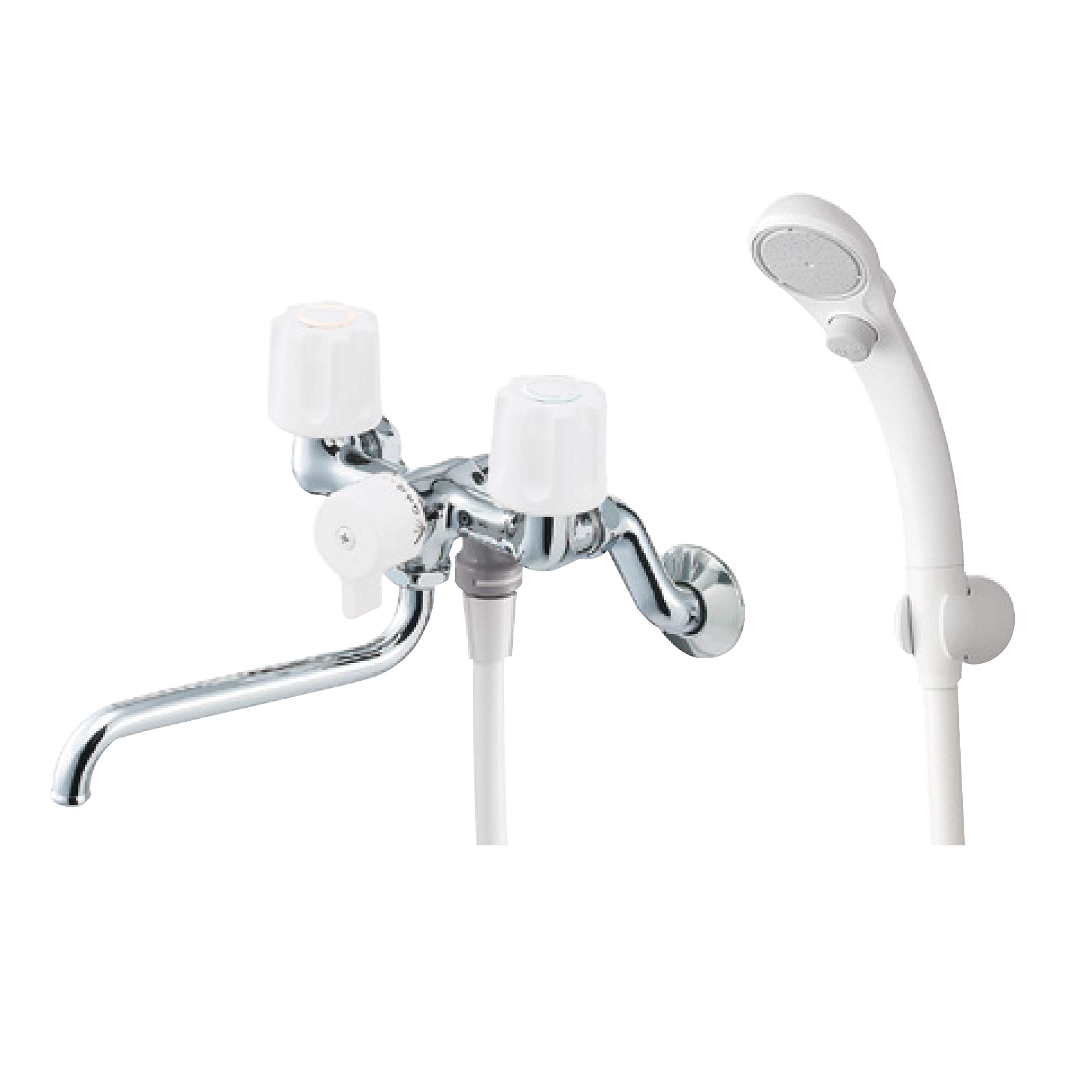 SK11-W-13 三栄水栓 SANEI 新品未使用 SANEI（水栓金具） 水栓金具 三栄水栓 SK11-W-13 壁付ツーバルブ