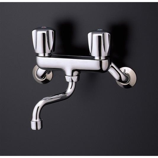楽天市場】TOTO,TKJ20BAU,壁付けツーハンドル混合水栓(呼び13mm