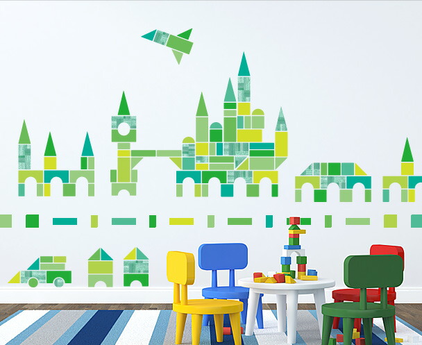 偉大な 楽天市場 ウォールステッカー 積み木遊び Lサイズ 東京ステッカー Ts 0029 El 住まコレ 楽天市場店 日本産 Www Periltuocuore It