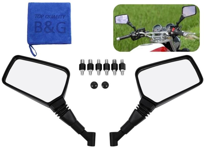 rizomaバイクミラー左右セット ブラック ボルト式 rizomaバイクミラー左右セット ブラック ボルト式 rizomaバイクミラー