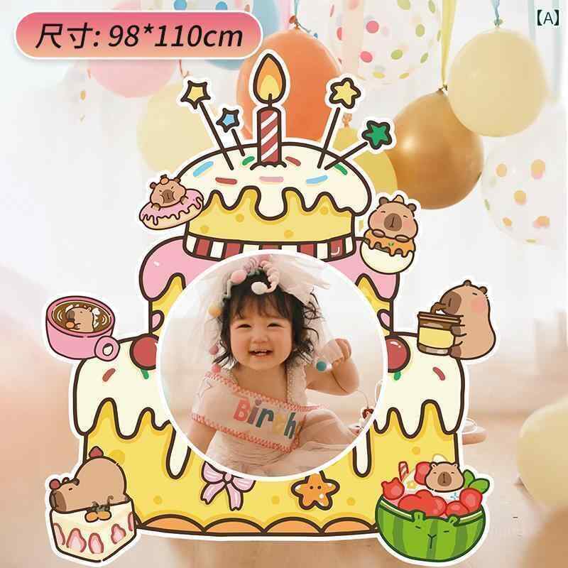パーティーグッズ ホームパーティー 誕生日 女の子 誕生日 パーティー ケーキ デコレーション シーン 写真 雰囲気 レイアウト パンチ カード 小道具 背景 30歳