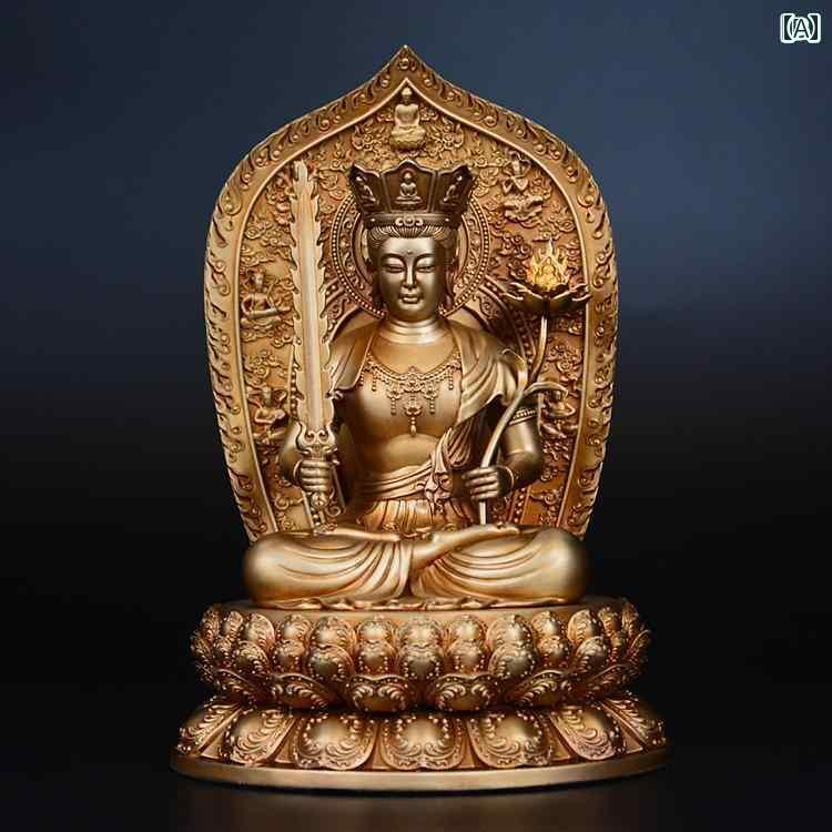インテリア オブジェ おしゃれ 銅製 干支 出生 仏 金剛 菩薩 文殊菩薩 千手観音 仏像 装飾品 ダリ 如来