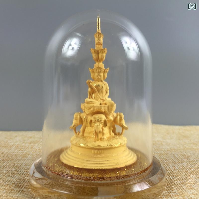 インテリア オブジェ おしゃれ 十方 沙羅 曼陀羅 菩薩像 峨 眉 山 菩薩 プー サロン シャ ジン ディン 装飾 文書 出生 仏 龍 蛇