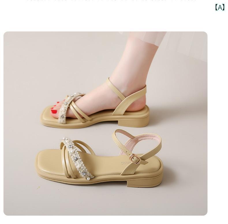 ビーズ装飾付きベージュサンダル lssh306-831_bk.jpg?fitin=720:720