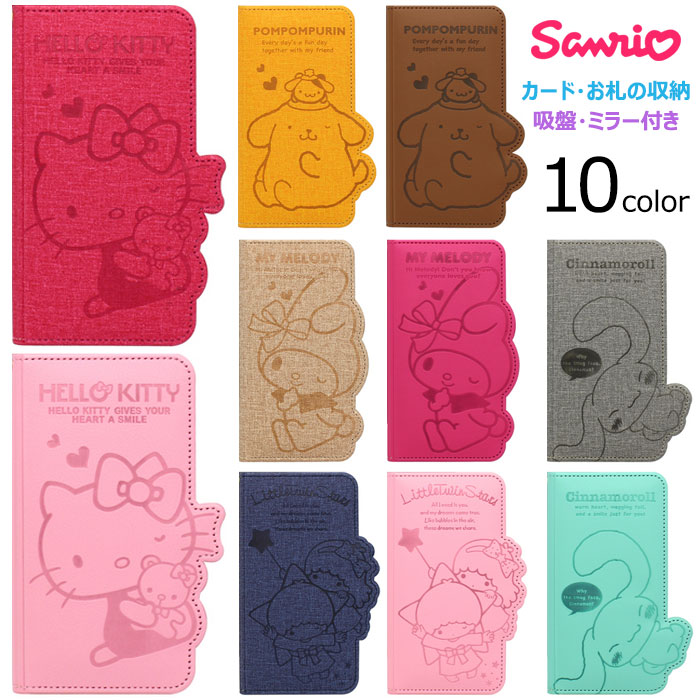 楽天市場】Sanrio Characters Flip サンリオ キャラクター 吸盤付き フリップ 手帳型ケース iPhone 16 Plus Pro  Max 15 14 SE第3世代 SE3 13 mini 12 SE第2世代 SE2 11 XS XR X 8 7 6s 6 スマホ ケース