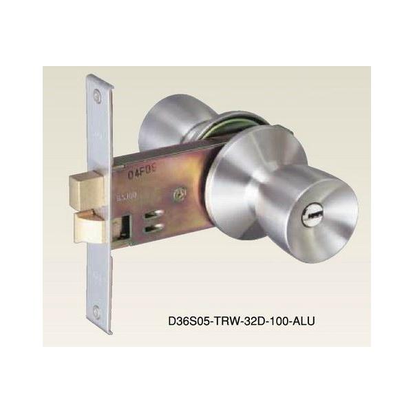 アルファ　Ｗロック 　D36S05-TRW-32D-100-ALU　バックセット　100mm｜住まいFACTORY　店