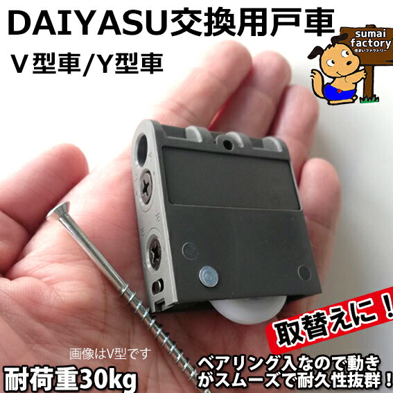 楽天市場】ヨコヅナ サッシ取替え戸車 ステンレス車 12型 丸 ABS