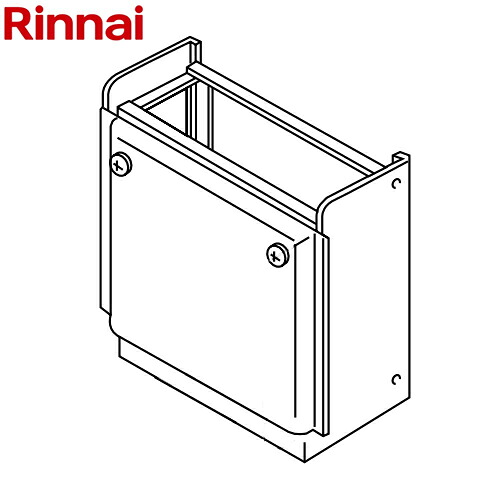 [WOP-8201UW] 据置台 リンナイ ガス給湯器部材 品名コード：24-1493 適用型式：RUF-EシリーズのFF方式・屋内壁掛型、RUF-Aシリーズの屋外壁掛・PS設置型 ユーロホワイト 【送料無料】