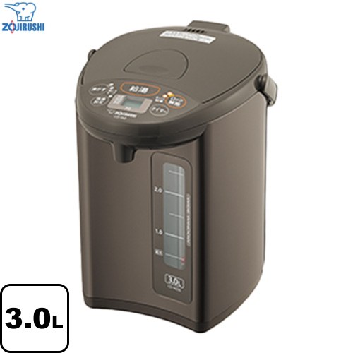 [CD-WZ30-TM] マイコン沸とう電動ポット 象印 電気ケトル・ポット 容量：3.0L 4段階保温設定（98℃、90℃、80℃、70℃） 消費電力湯沸かし時（W）：700 交流100V 50/60Hz メタリックブラウン 【送料無料】