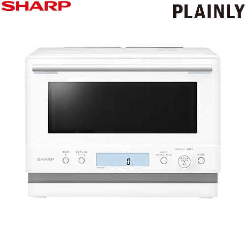 [RE-WF236-W] オーブンレンジ PLAINLY シャープ オーブンレンジ 23L（1段調理） レンジ出力：900W・600W・500W・200W相当 省エネ設計：省エネ基準達成、待機時消費電力ゼロ、電源オートオフ機構 掲載メニュー数（自動メニュー数）：59（64） ホワイト 【送料無料】