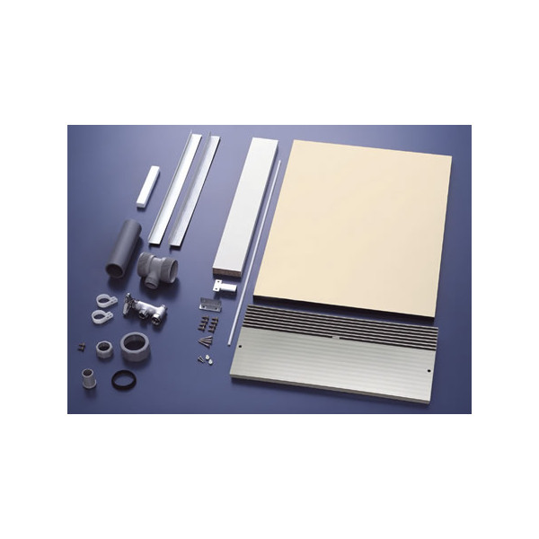 [N-KH450S]パナソニック 45cm幅プルオープン食器洗い乾燥機専用 シンク下設置部材キット シルバー用【送料無料】｜住の森店