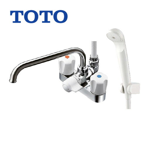 楽天市場 送料無料 Toto 浴室シャワー水栓 蛇口 混合水栓 蛇口 台付きタイプ Tms26c 2ハンドルシャワー水栓 スプレー 節水 シャワー パッキン無料プレゼント 希望者のみ 浴室 水栓 混合水栓 蛇口 浴室用 デッキタイプ おしゃれ 心々 取付寸法 1mm