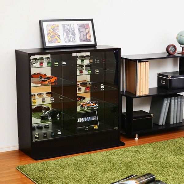 楽天市場】【レビュー特典】 コレクションラック 深型ハイタイプ diy